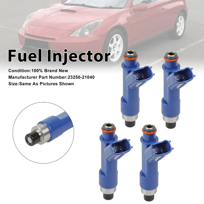 Toyota Yaris 1.5L 2006-2014 Celica 2003-2005 23250-21040 4PCS Fuel Injector