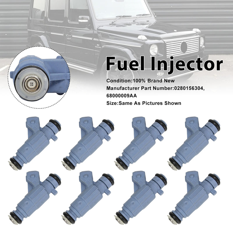 Mercedes-Benz E55 S55 CL55 2003-2006 0280156304 8PCS Fuel Injector