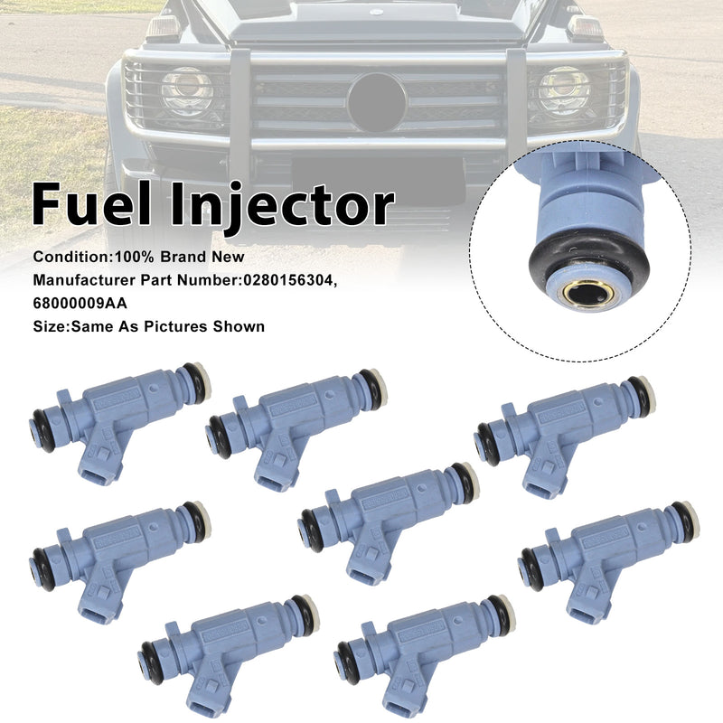 Mercedes-Benz E55 S55 CL55 2003-2006 0280156304 8PCS Fuel Injector