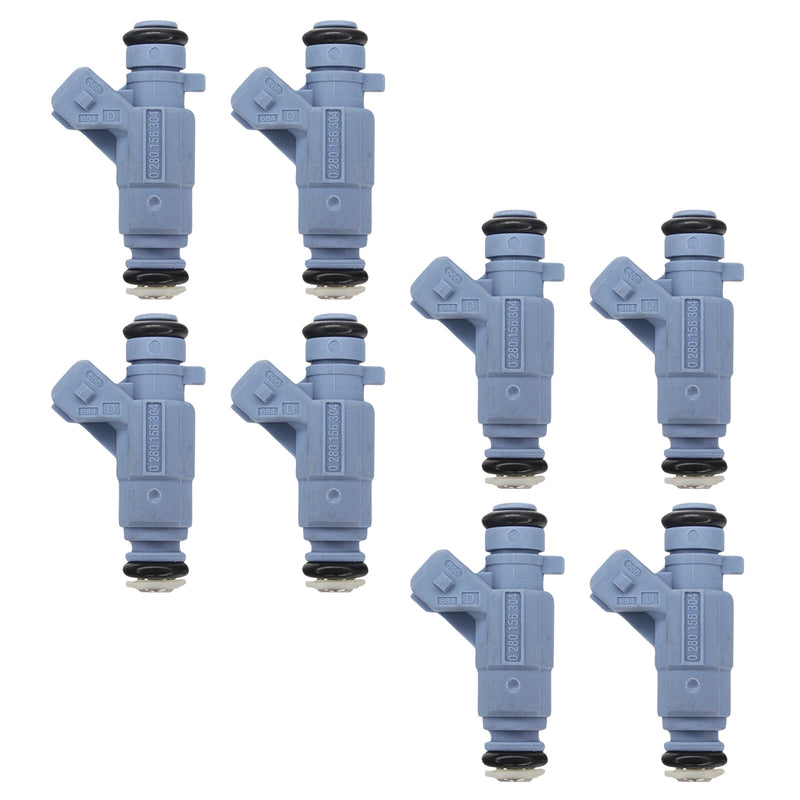 Mercedes-Benz E55 S55 CL55 2003-2006 0280156304 8PCS Fuel Injector