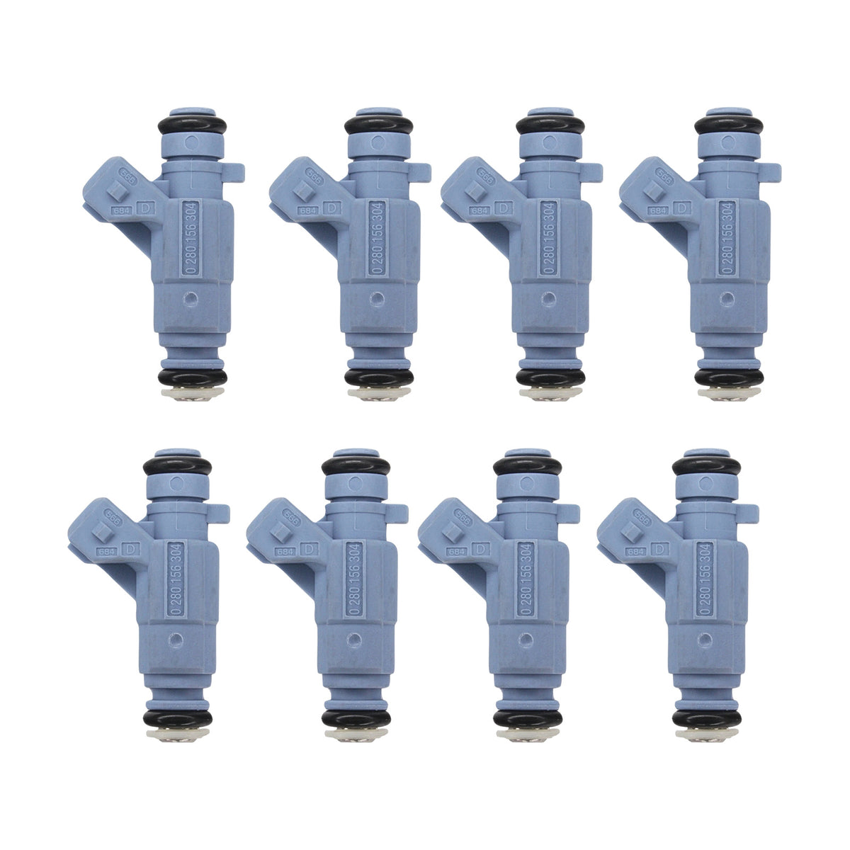 Mercedes-Benz E55 S55 CL55 2003-2006 0280156304 8PCS Fuel Injector