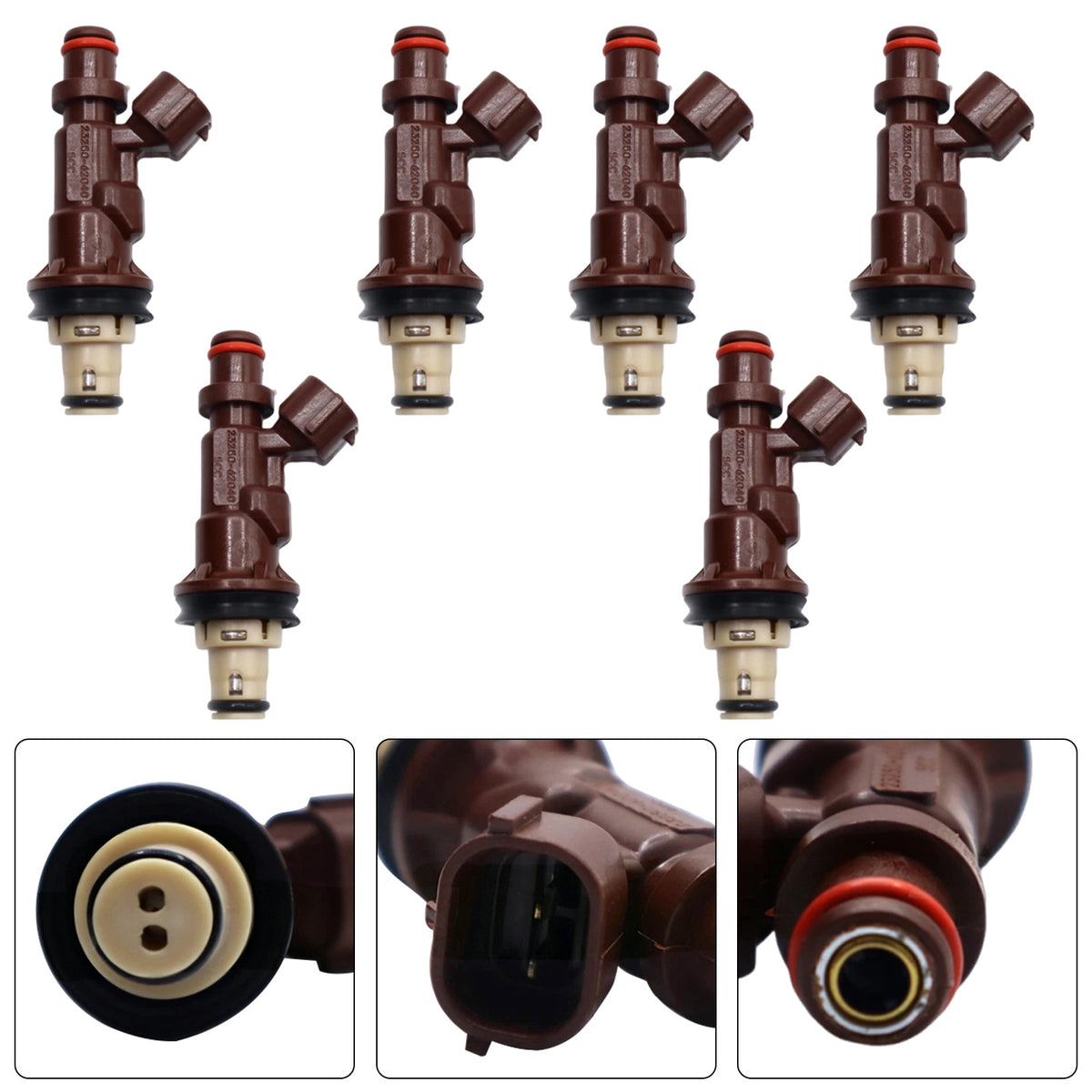 Toyota Tundra 1998-2004 Tacoma 1998-2004 23250-62040 6PCS Fuel Injector