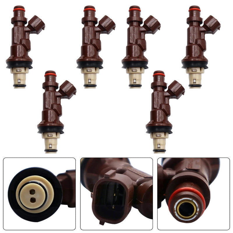 Toyota Tundra 1998-2004 Tacoma 1998-2004 23250-62040 6PCS Fuel Injector