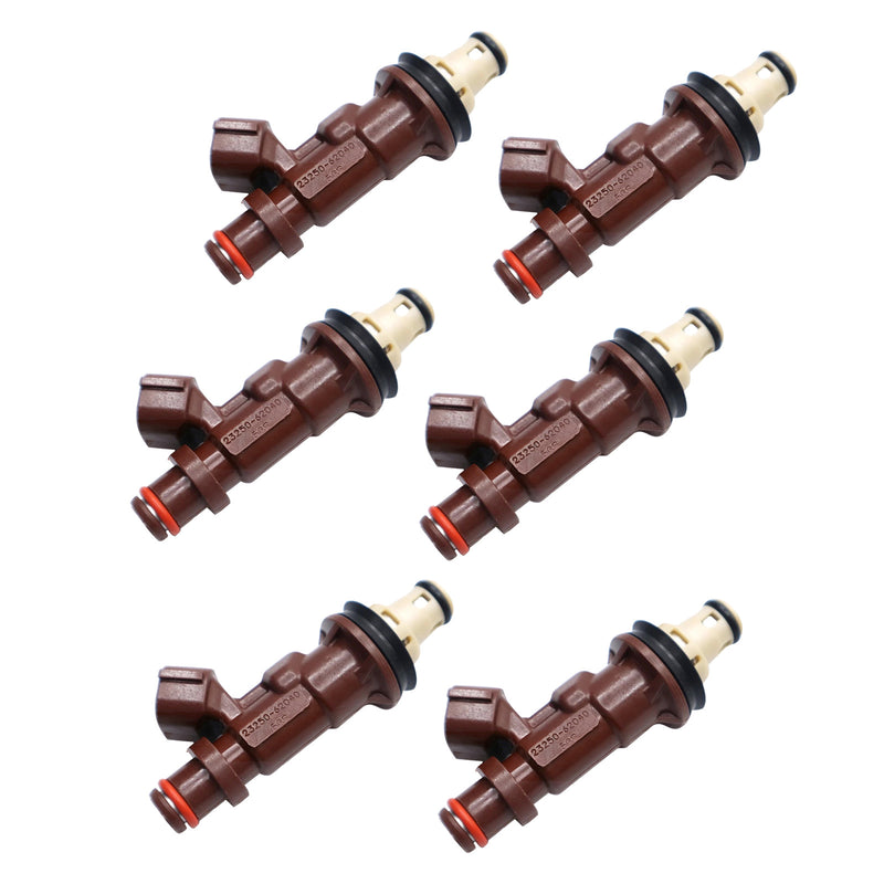 Toyota Tundra 1998-2004 Tacoma 1998-2004 23250-62040 6PCS Fuel Injector