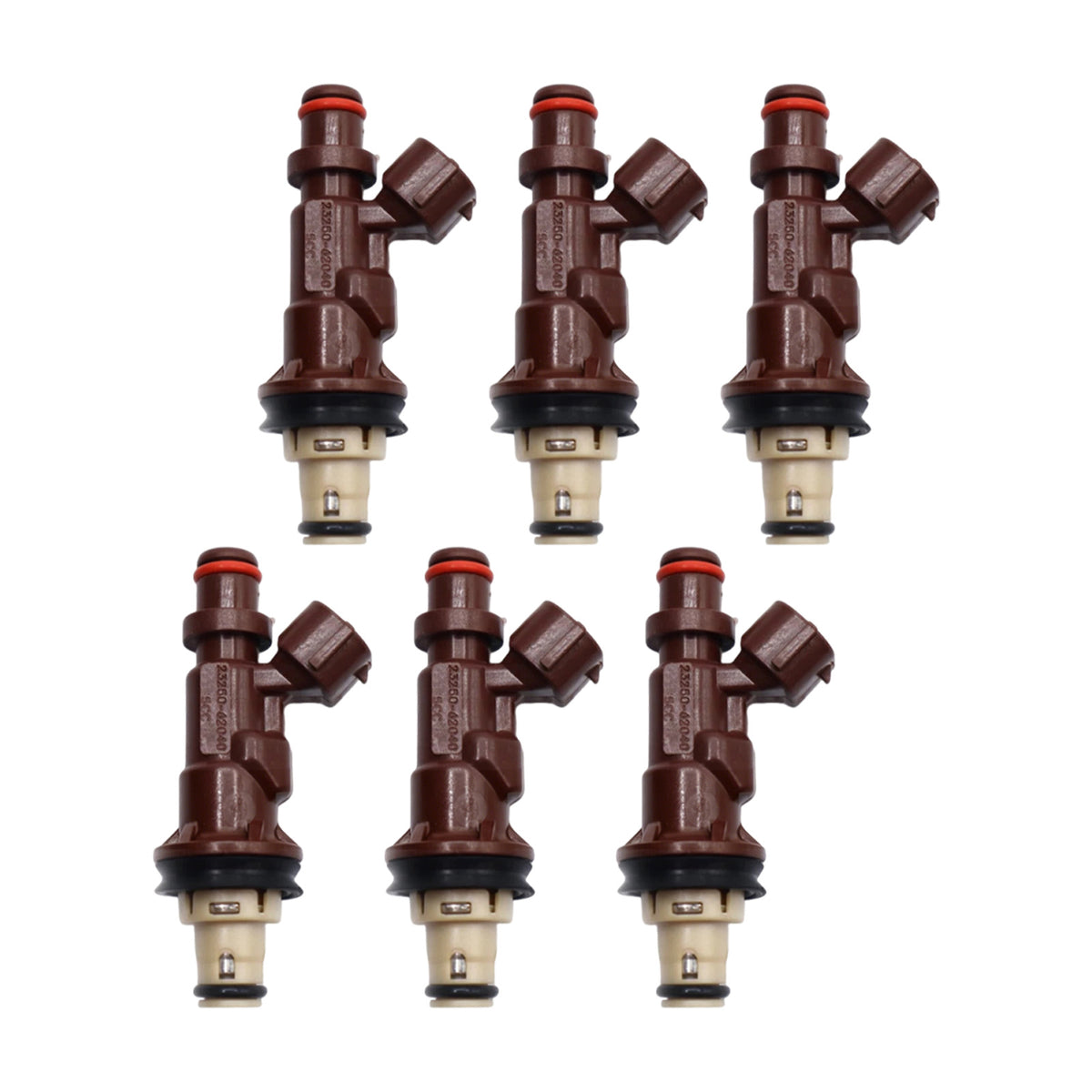 Toyota Tundra 1998-2004 Tacoma 1998-2004 23250-62040 6PCS Fuel Injector