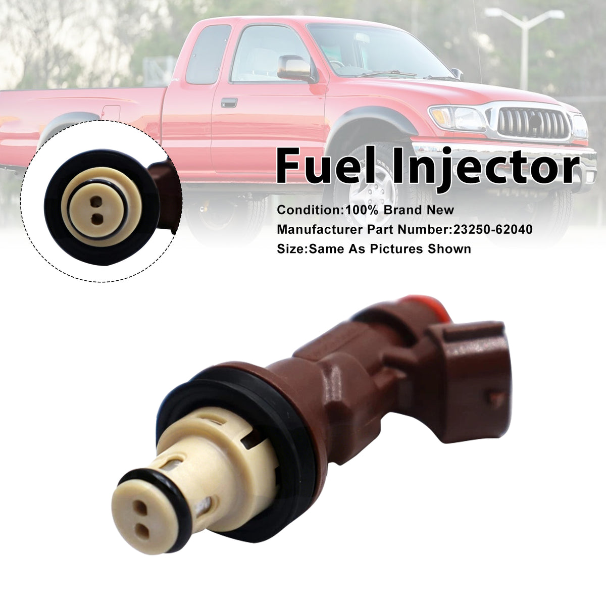 Toyota Tundra 1998-2004 Tacoma 1998-2004 23250-62040 1PCS Fuel Injector