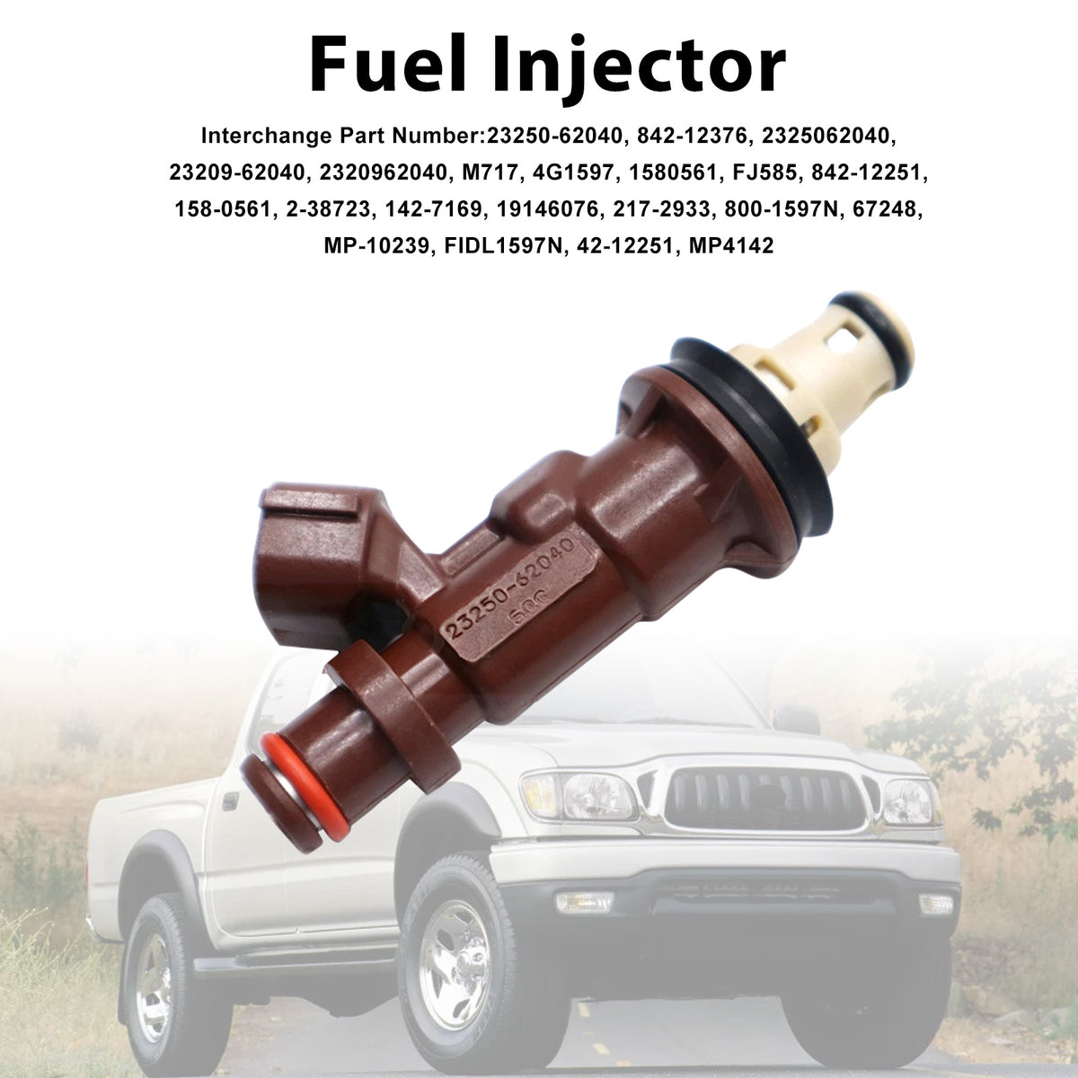 Toyota Tundra 1998-2004 Tacoma 1998-2004 23250-62040 1PCS Fuel Injector