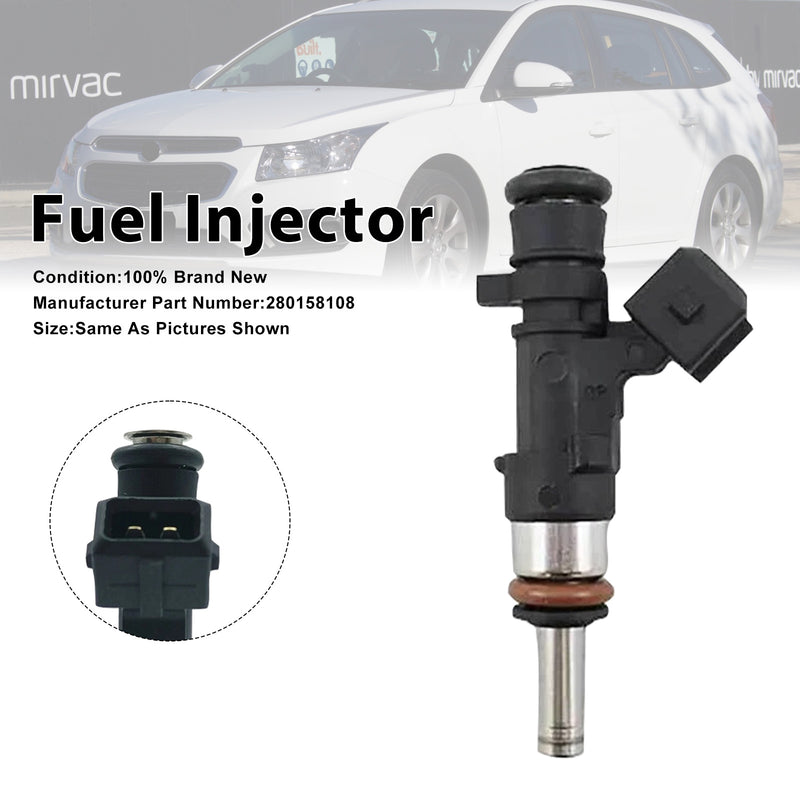 Holden Cruze JH 1.6L A16LET 2013-2016 0280158108 1PCS Fuel Injector