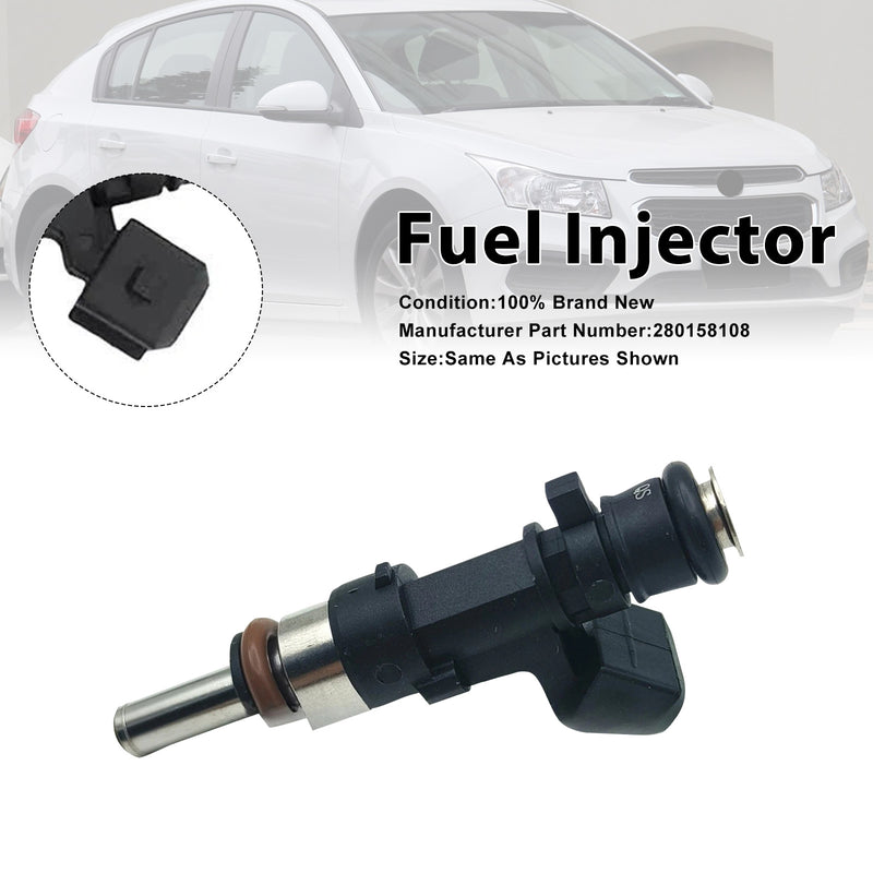 Holden Cruze JH 1.6L A16LET 2013-2016 0280158108 1PCS Fuel Injector