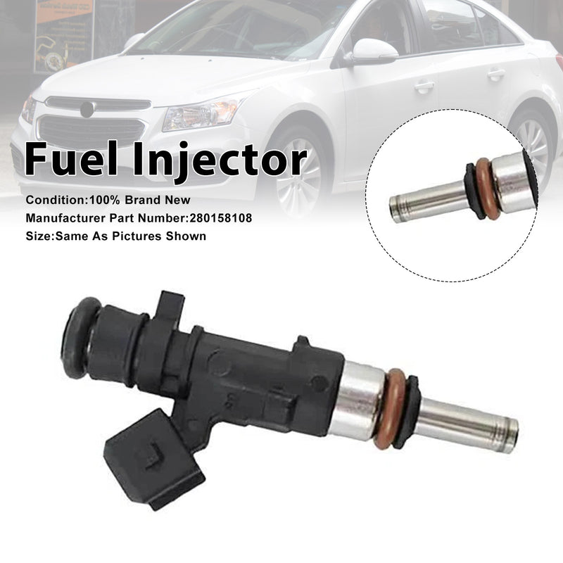 Holden Cruze JH 1.6L A16LET 2013-2016 0280158108 1PCS Fuel Injector
