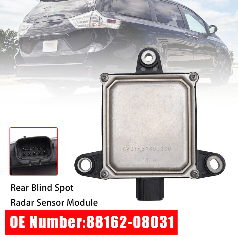 Toyota Sienna 2018-2020 Rear Blind Spot Radar Sensor Module 88162-08031