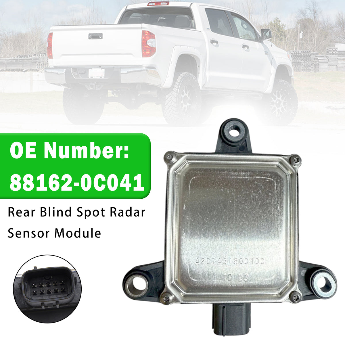 Toyota Tundra 2017-2021 Rear Blind Spot Radar Sensor Module 88162-0C041