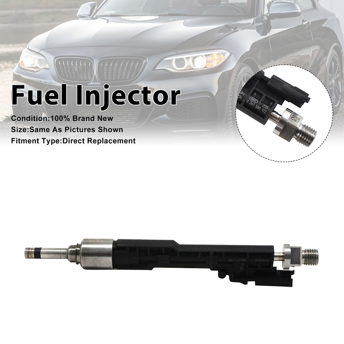BMW 335I 428I 2014-2016 M235I 2014-2016 0261500172 1PCS Fuel Injector
