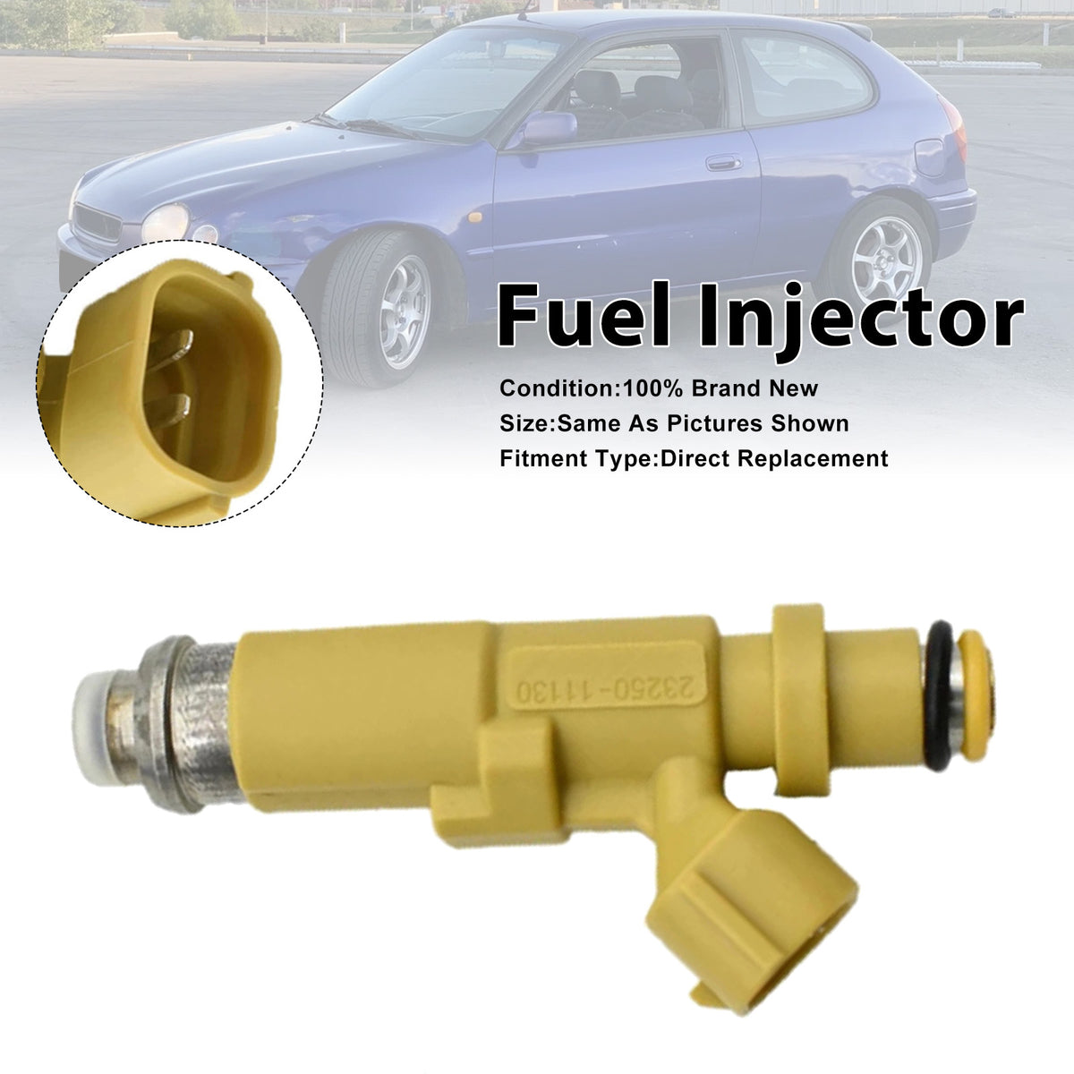 Toyota Corolla 1.6L/1.8L 1995-2005 23250-11130 1PCS Fuel Injector