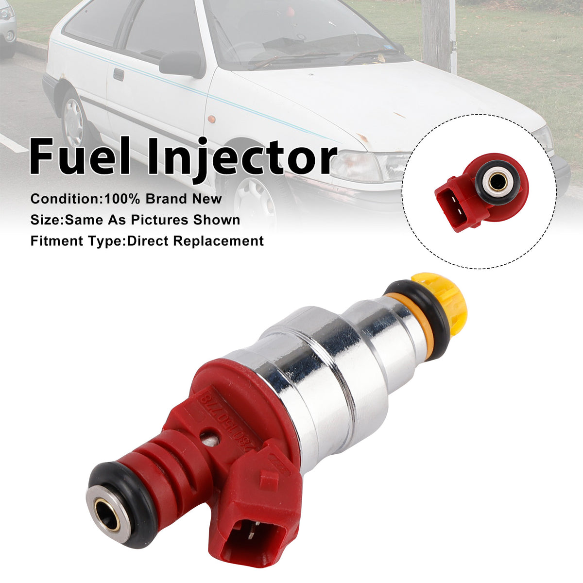 Hyundai Excel 1990-1994 Scoupe 1991-1992 0280150788 1PCS Fuel Injector
