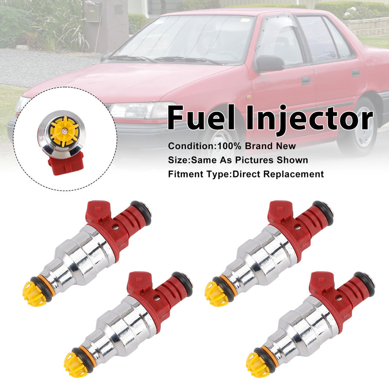 Hyundai Excel 1990-1994 Scoupe 1991-1992 0280150788 4PCS Fuel Injector