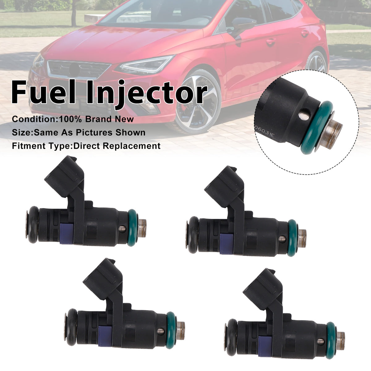 Seat Mii 2011-2019 For Skoda Octavia 2014-2020 04E906031E 4PCS Fuel Injector