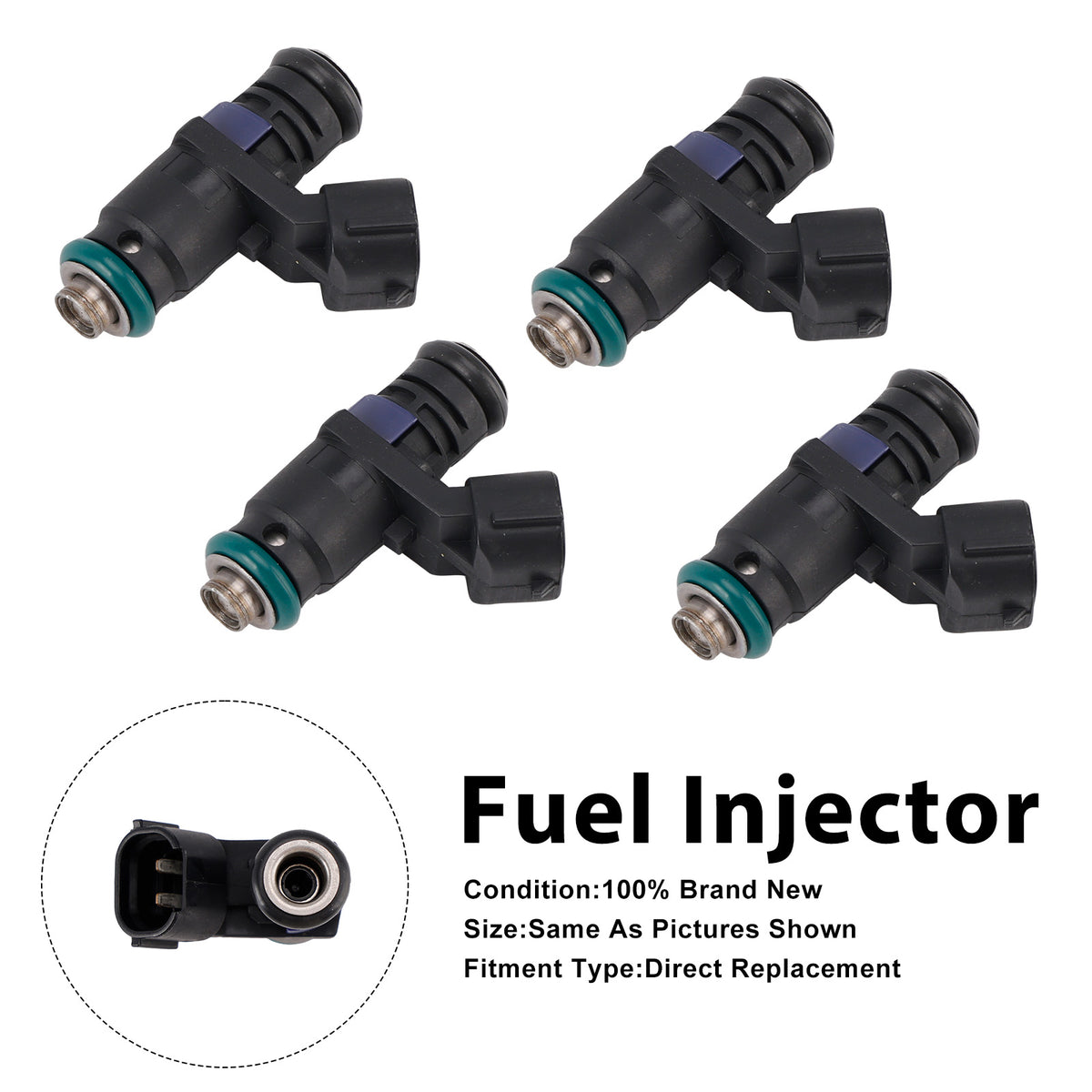 Seat Mii 2011-2019 For Skoda Octavia 2014-2020 04E906031E 4PCS Fuel Injector