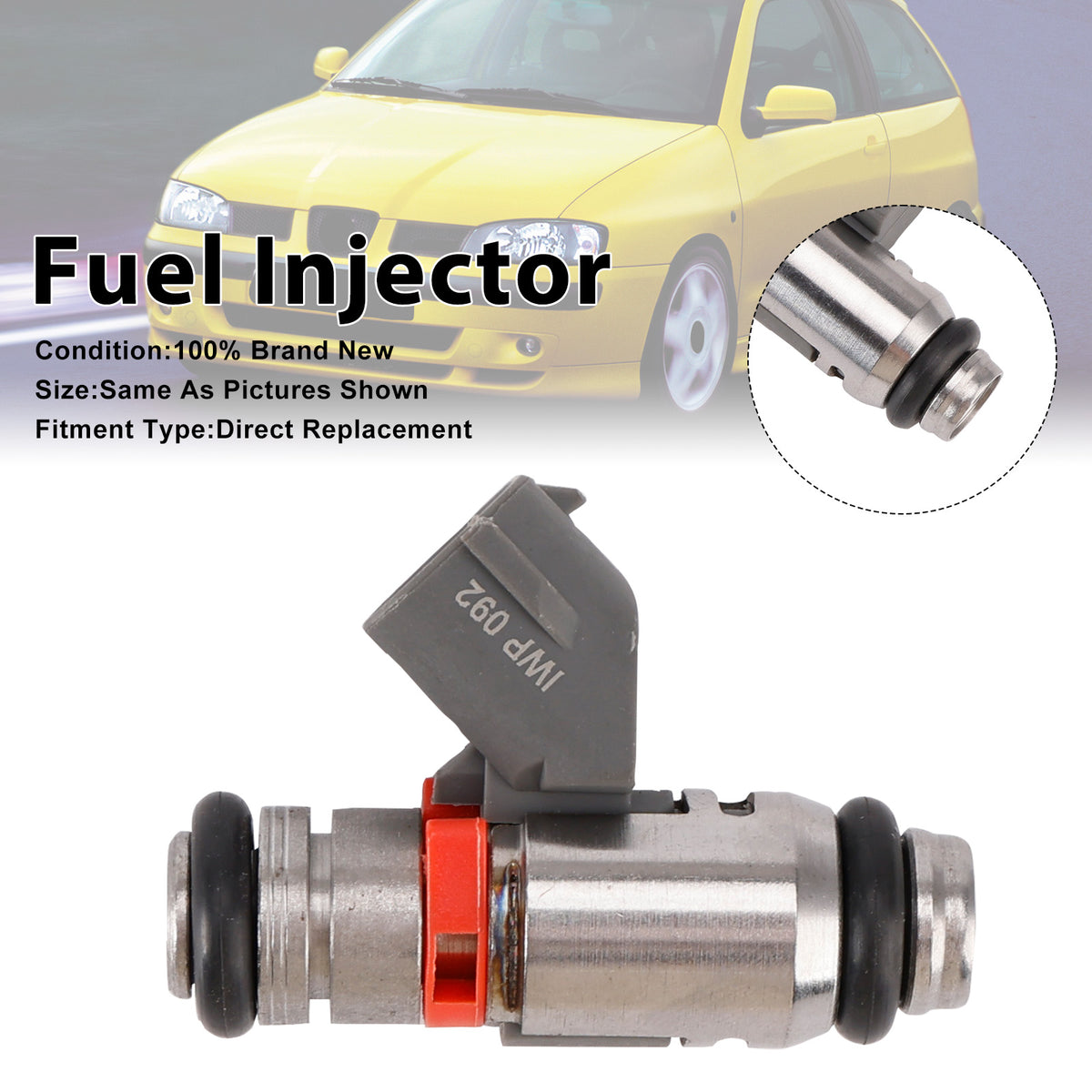 Seat Leon 1999-2006 For VW Polo 1999-2001 IWP092 1PCS Fuel Injector