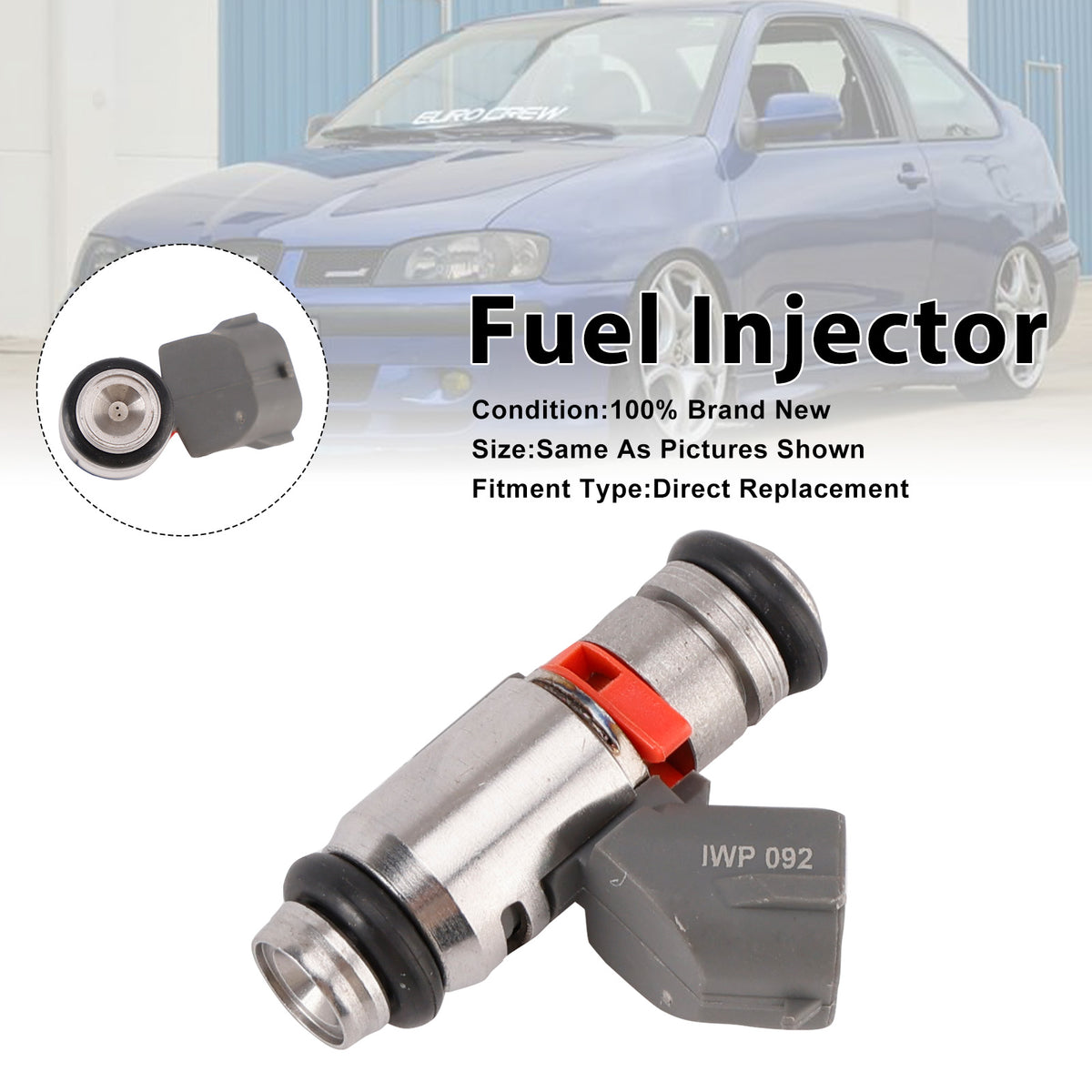 Seat Leon 1999-2006 For VW Polo 1999-2001 IWP092 1PCS Fuel Injector