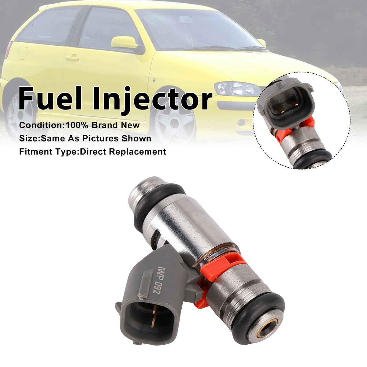 Seat Leon 1999-2006 For VW Polo 1999-2001 IWP092 1PCS Fuel Injector