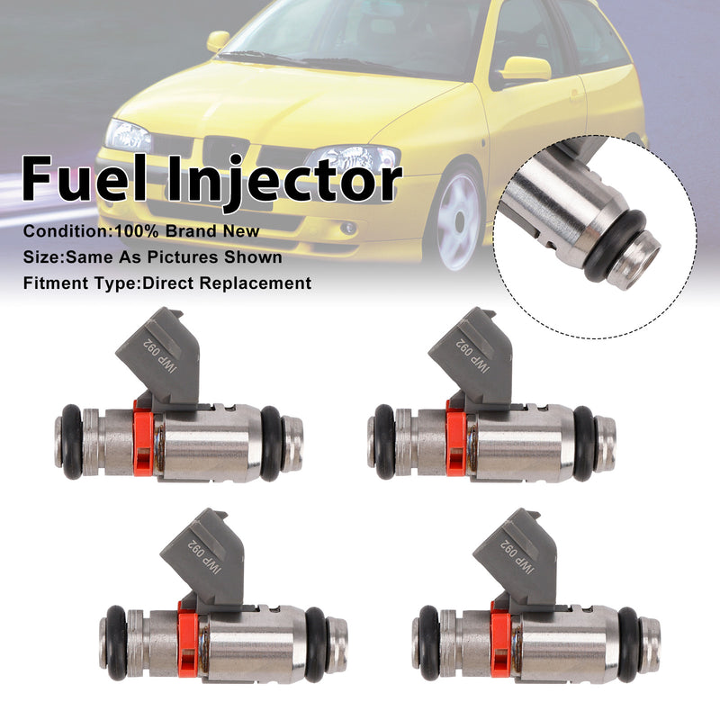 Seat Leon 1999-2006 For VW Polo 1999-2001 IWP092 4PCS Fuel Injector