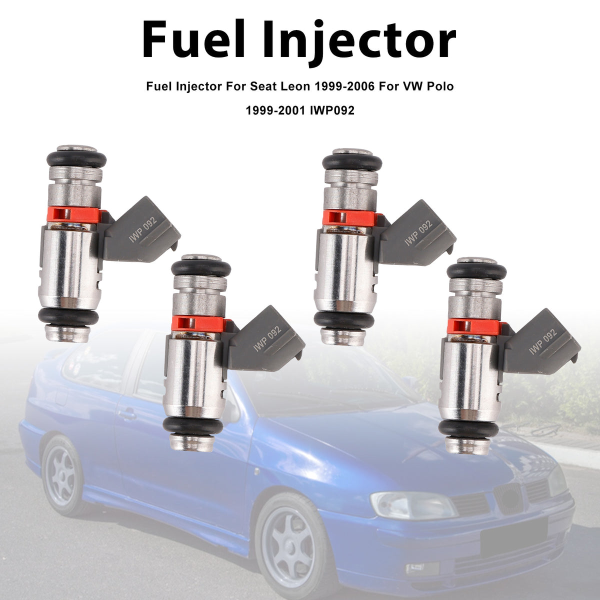 Seat Leon 1999-2006 For VW Polo 1999-2001 IWP092 4PCS Fuel Injector