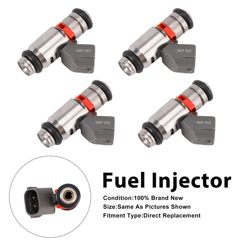Seat Leon 1999-2006 For VW Polo 1999-2001 IWP092 4PCS Fuel Injector