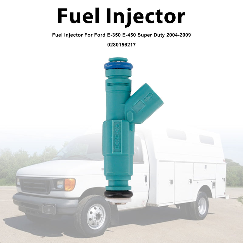 Ford E-350 E-450 Super Duty 2004-2009 0280156217 1PCS Fuel Injector