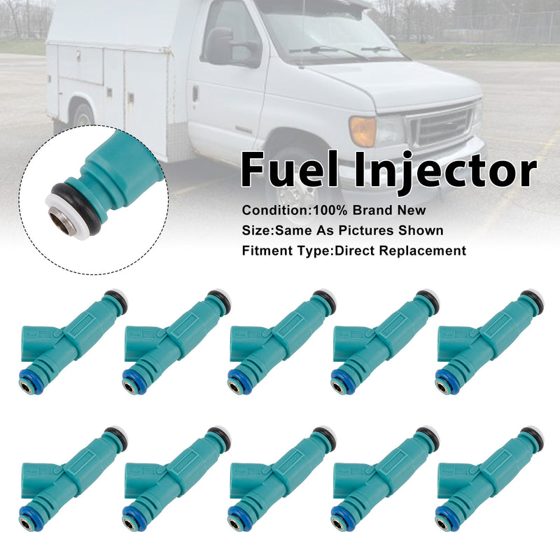 Ford E-350 E-450 Super Duty 2004-2009 0280156217 10Pcs Fuel Injector