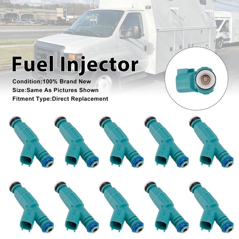 Ford E-350 E-450 Super Duty 2004-2009 0280156217 10Pcs Fuel Injector