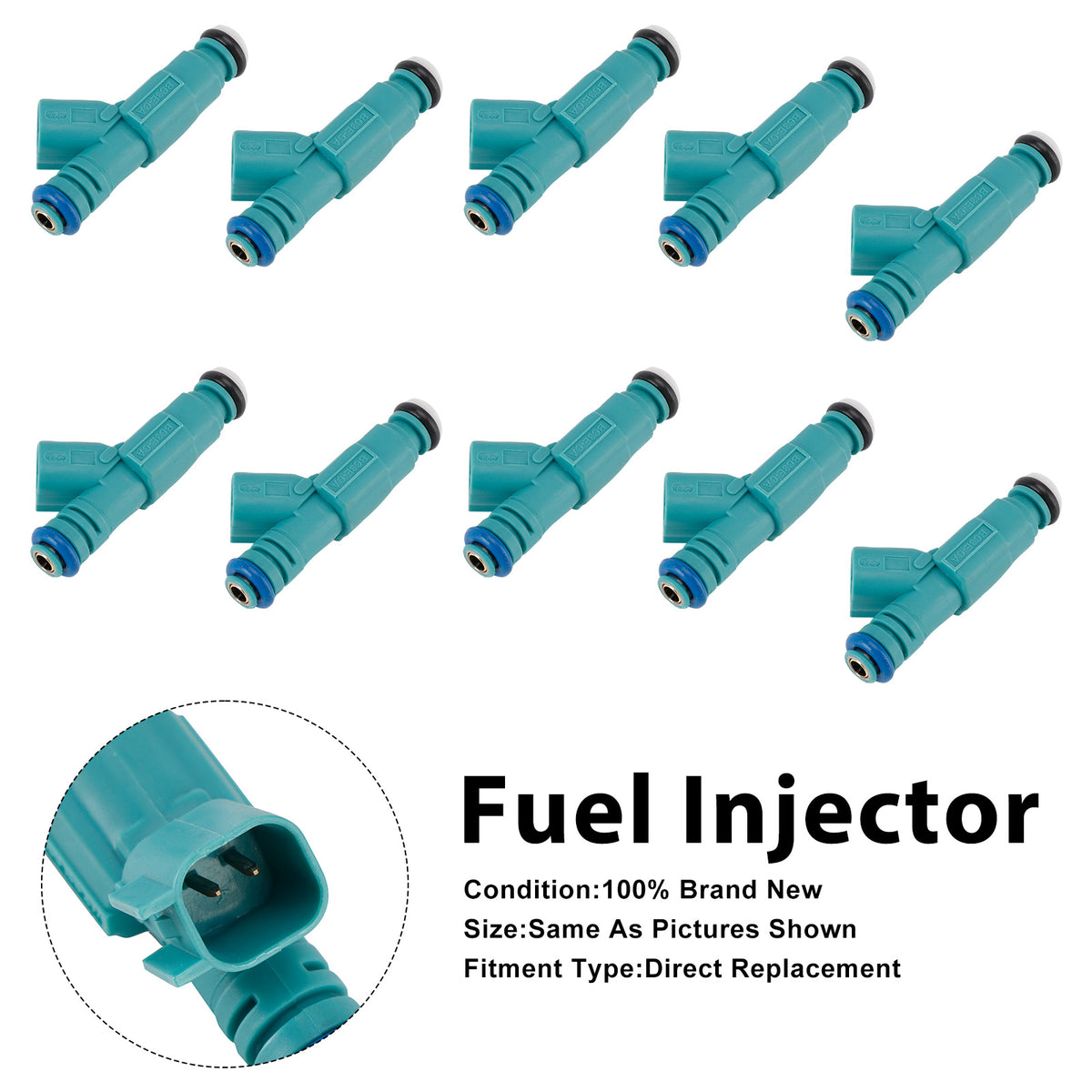 Ford E-350 E-450 Super Duty 2004-2009 0280156217 10Pcs Fuel Injector