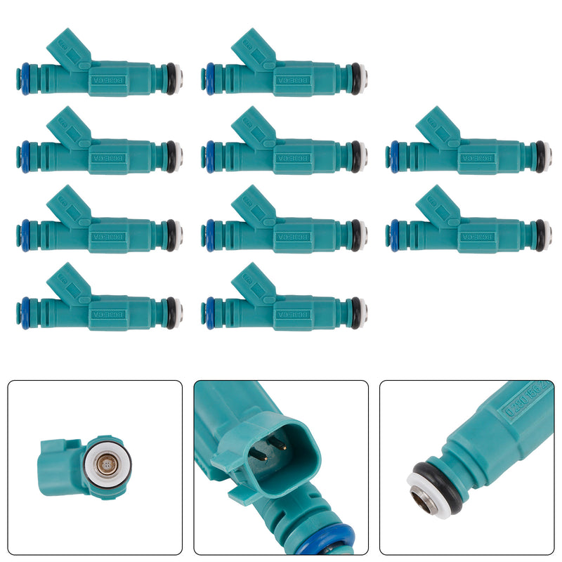 Ford E-350 E-450 Super Duty 2004-2009 0280156217 10Pcs Fuel Injector
