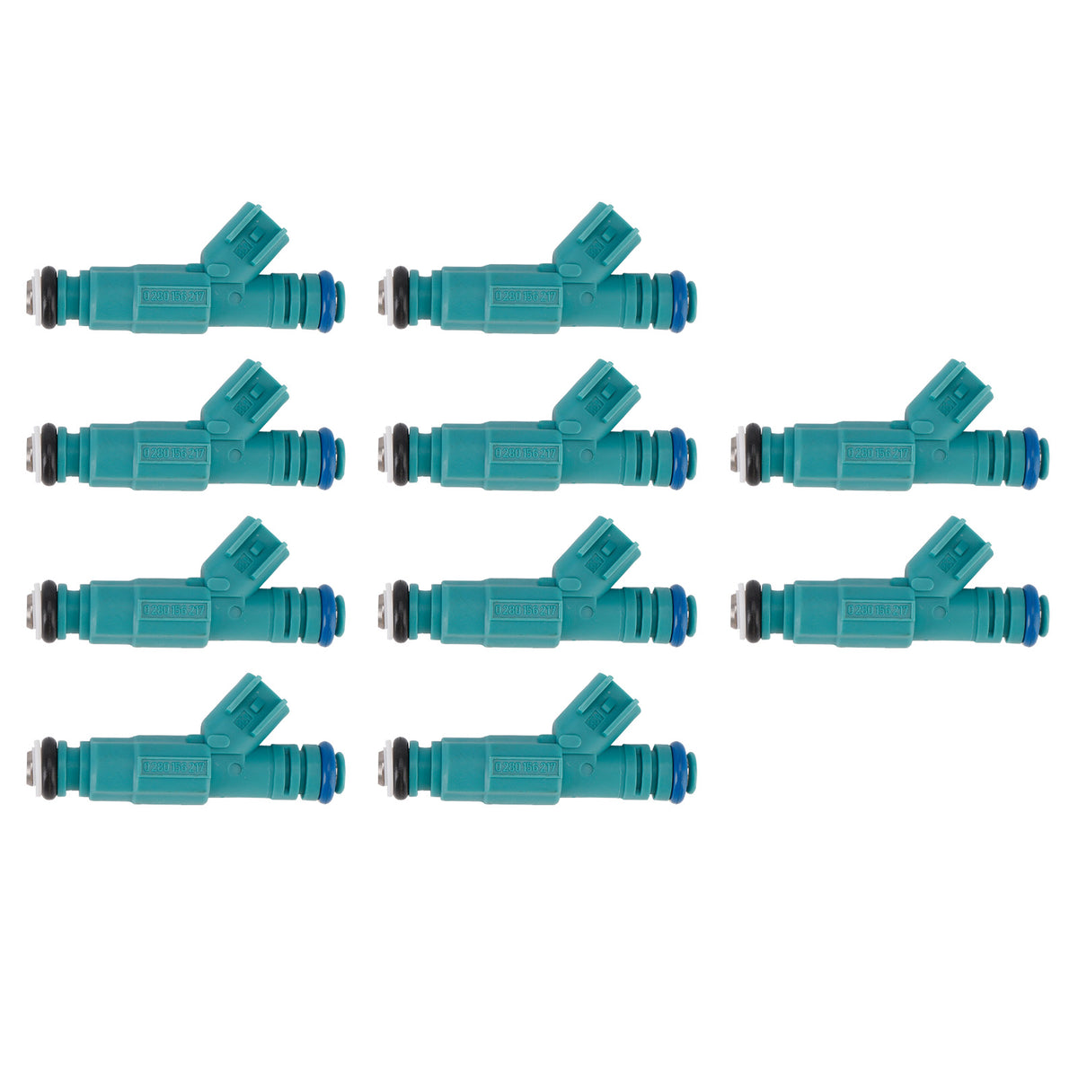 Ford E-350 E-450 Super Duty 2004-2009 0280156217 10Pcs Fuel Injector