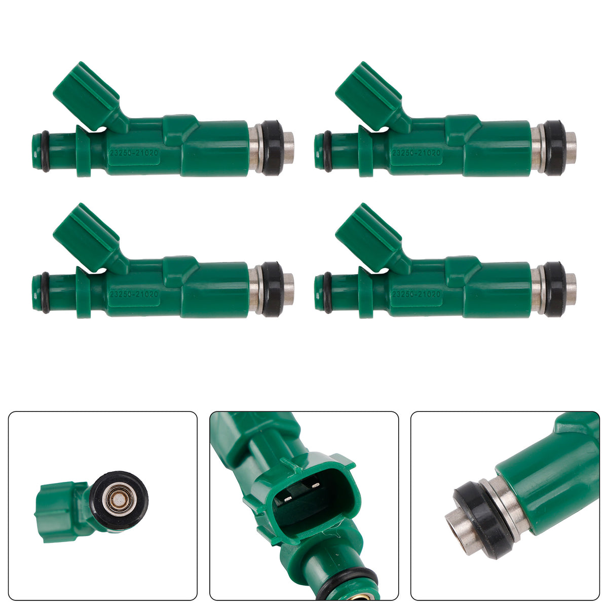 Scion xA 2004-2006 For Toyota Echo 2000-2005 23250-21020 4PCS Fuel Injector