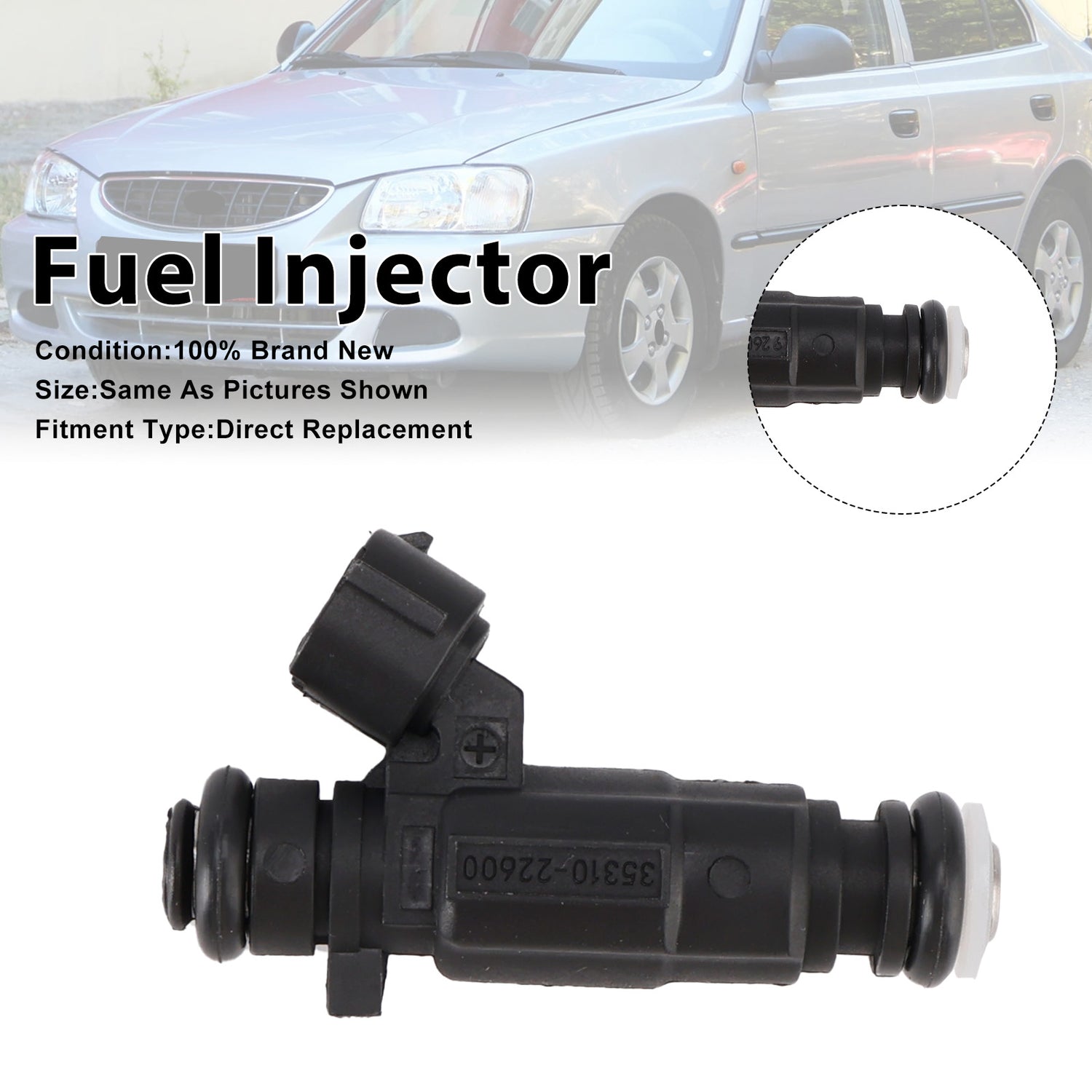Hyundai Accent 2000-2005 Getz 2003-2005 35310-22600 1PCS Fuel Injector