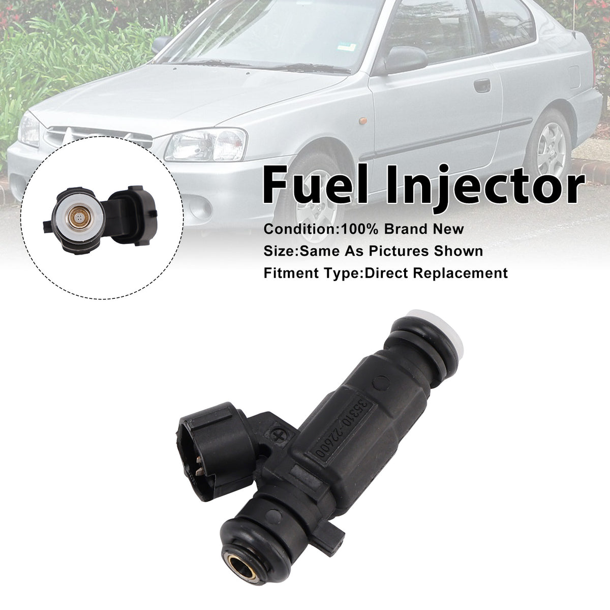 Hyundai Accent 2000-2005 Getz 2003-2005 35310-22600 1PCS Fuel Injector