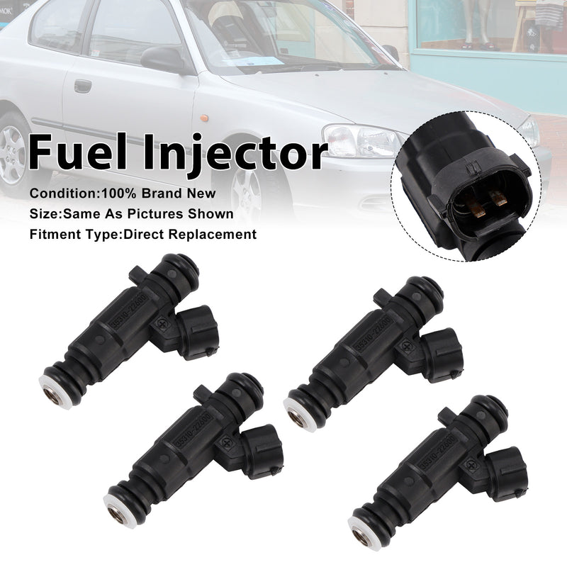Hyundai Accent 2000-2005 Getz 2003-2005 35310-22600 4PCS Fuel Injector