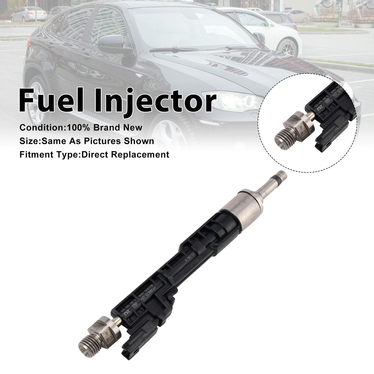 BMW 5 Series 2011-2016 X5 2011-2013 0261500109 1PCS Fuel Injector