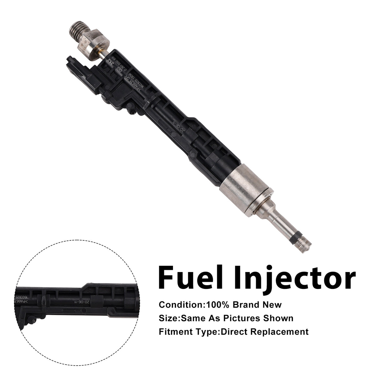 BMW 5 Series 2011-2016 X5 2011-2013 0261500109 1PCS Fuel Injector