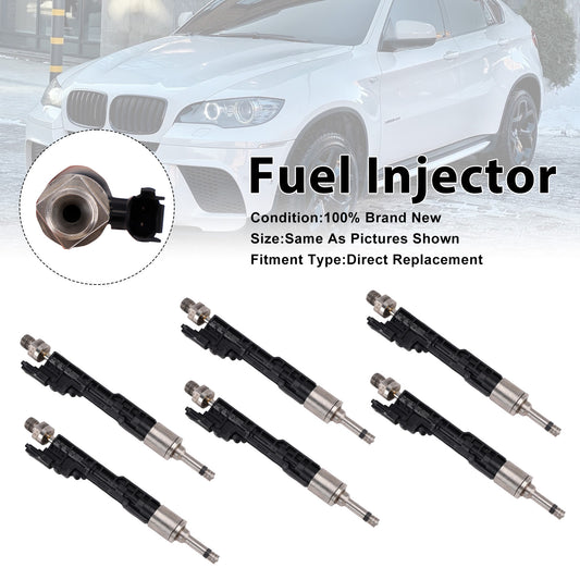BMW 5 Series GT 2011-2016 X5 2011-2013 0261500109 6PCS Fuel Injector