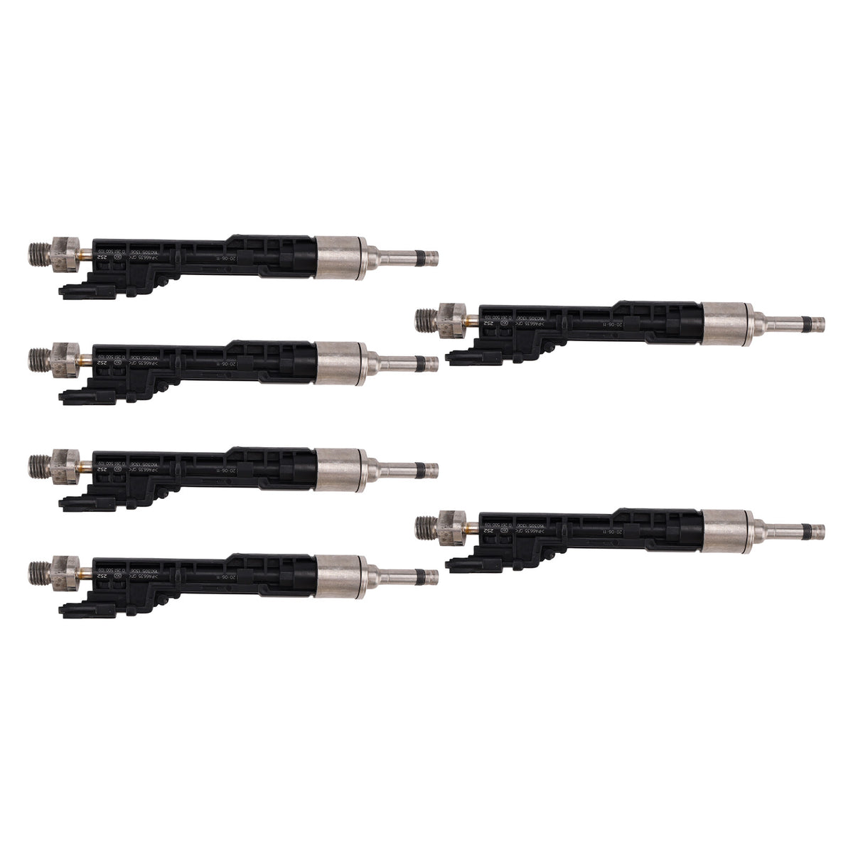 BMW 5 Series GT 2011-2016 X5 2011-2013 0261500109 6PCS Fuel Injector