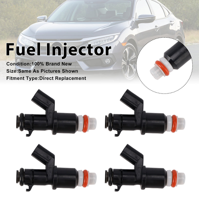HONDA CIVIC 2016-2021 16450-5BA-A01 164505BAA01 4PCS Fuel Injector