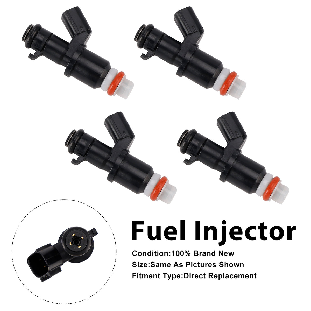 HONDA CIVIC 2016-2021 16450-5BA-A01 164505BAA01 4PCS Fuel Injector