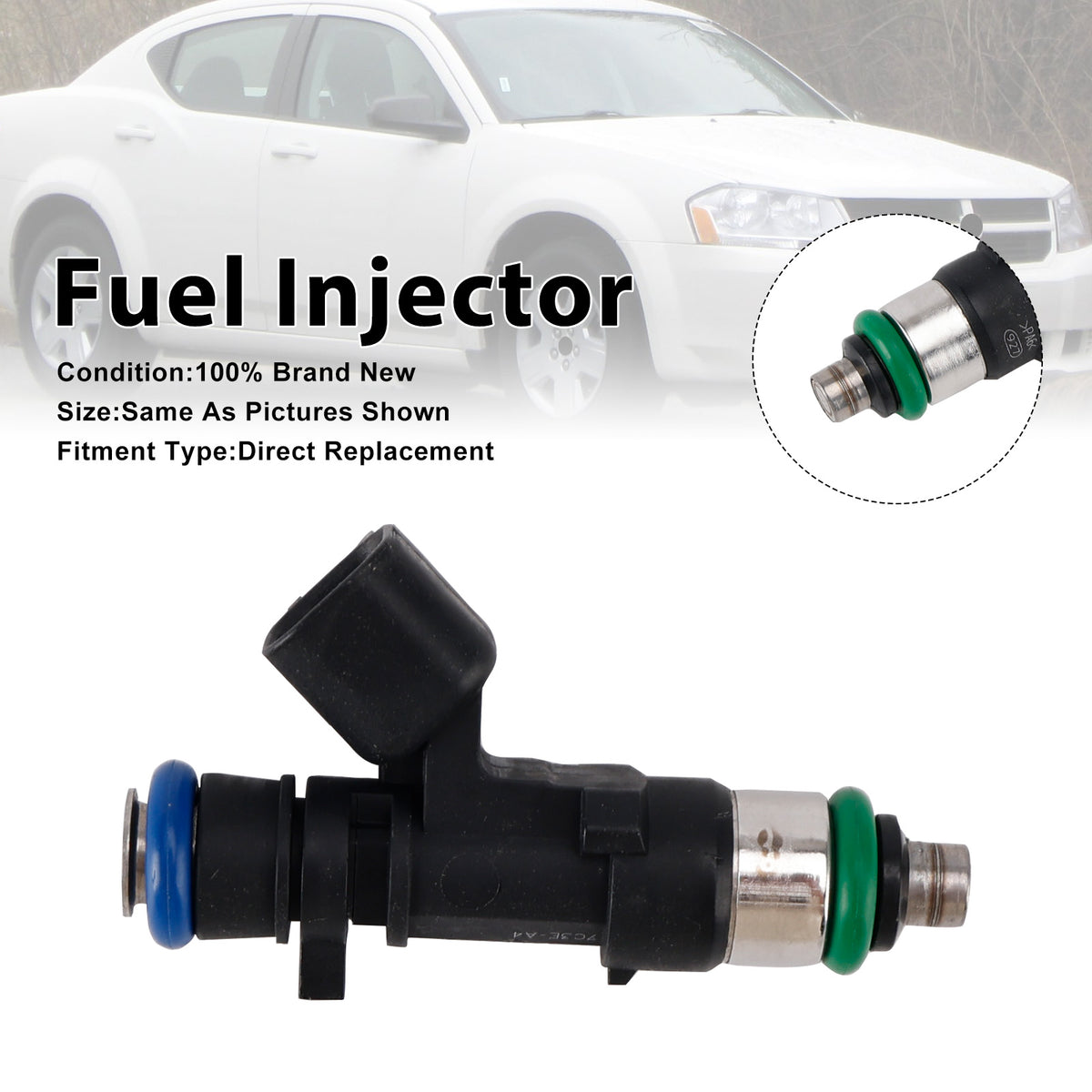 Chrysler 300M 2004 Dodge Nitro 2007-2011 0280158028 1PCS Fuel Injector