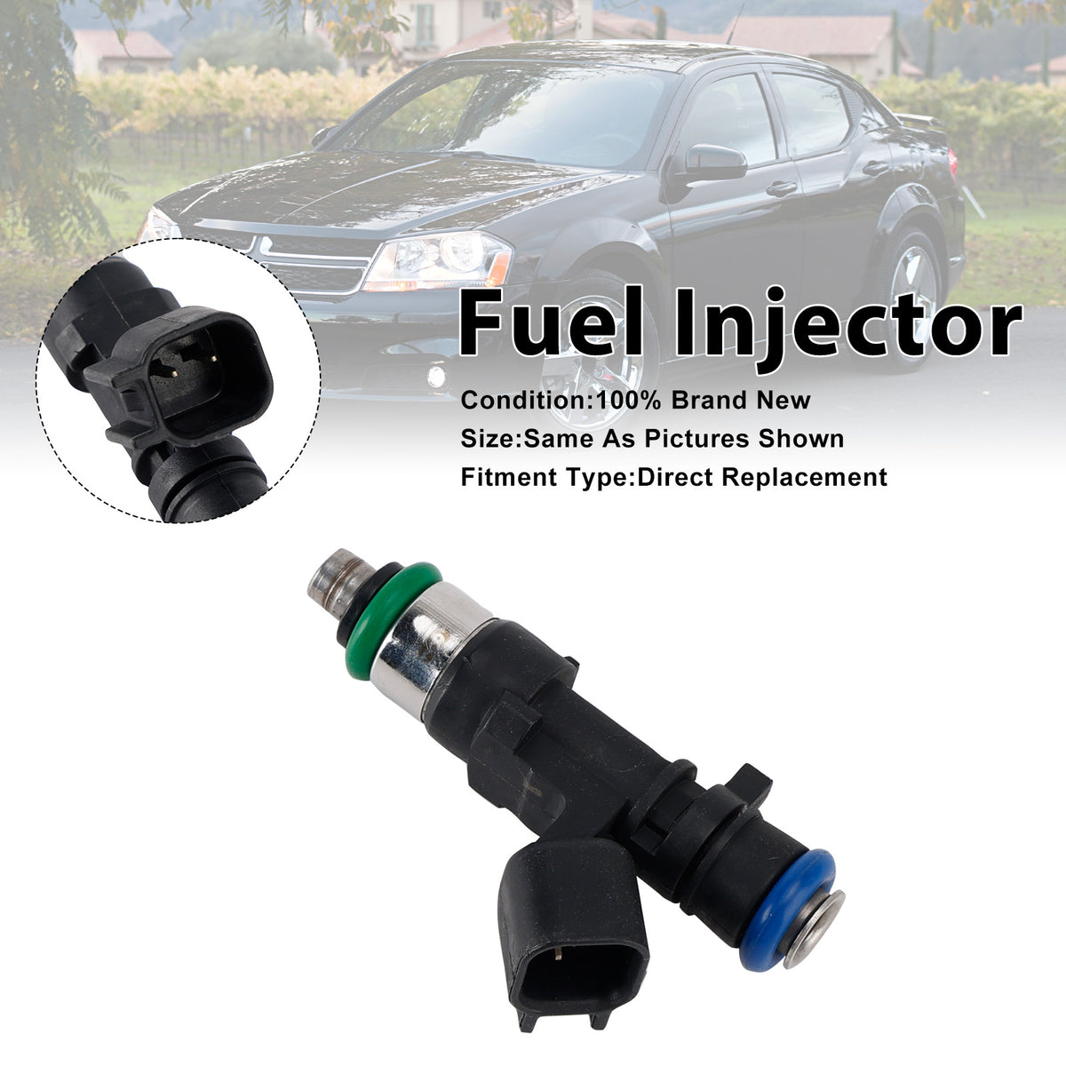 Chrysler 300M 2004 Dodge Nitro 2007-2011 0280158028 1PCS Fuel Injector