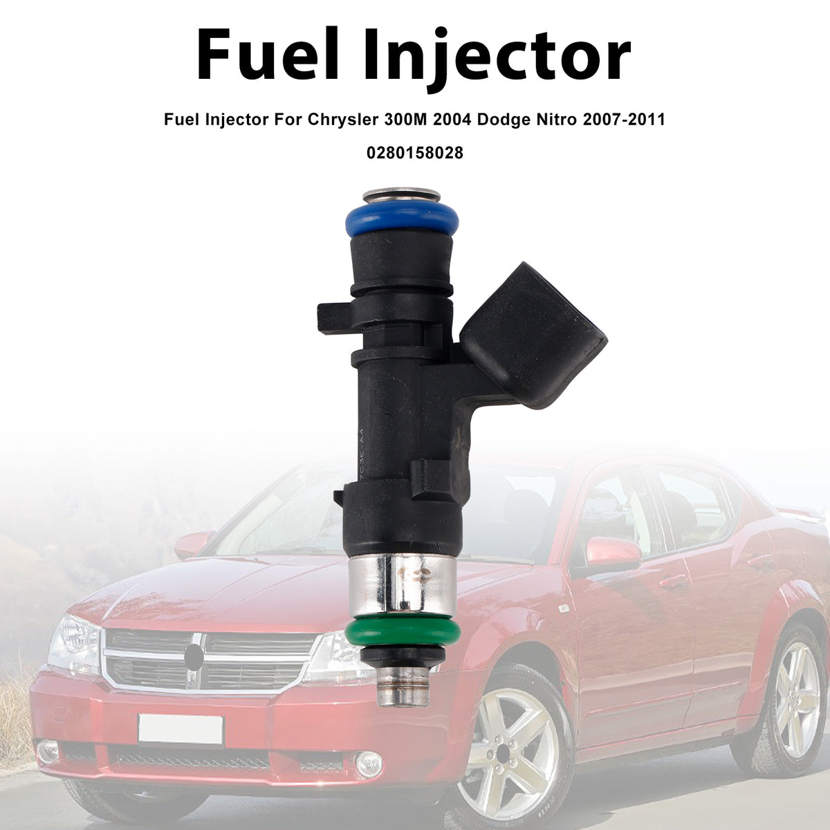 Chrysler 300M 2004 Dodge Nitro 2007-2011 0280158028 1PCS Fuel Injector