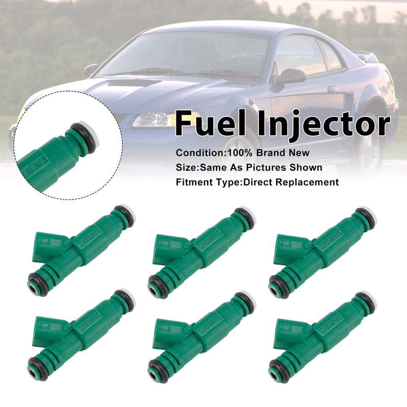 Ford Mustang 1999-2020 Jeep Liberty 2002-2003 0280155789 6PCS Fuel Injector
