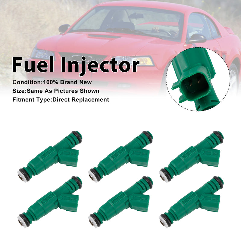 Ford Mustang 1999-2020 Jeep Liberty 2002-2003 0280155789 6PCS Fuel Injector