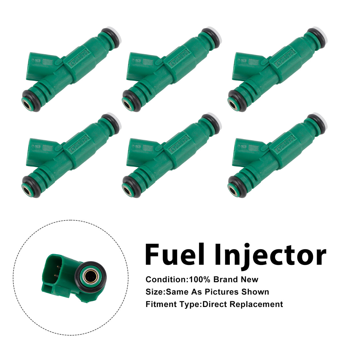 Ford Mustang 1999-2020 Jeep Liberty 2002-2003 0280155789 6PCS Fuel Injector